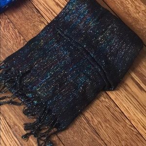 Black sparkly scarf